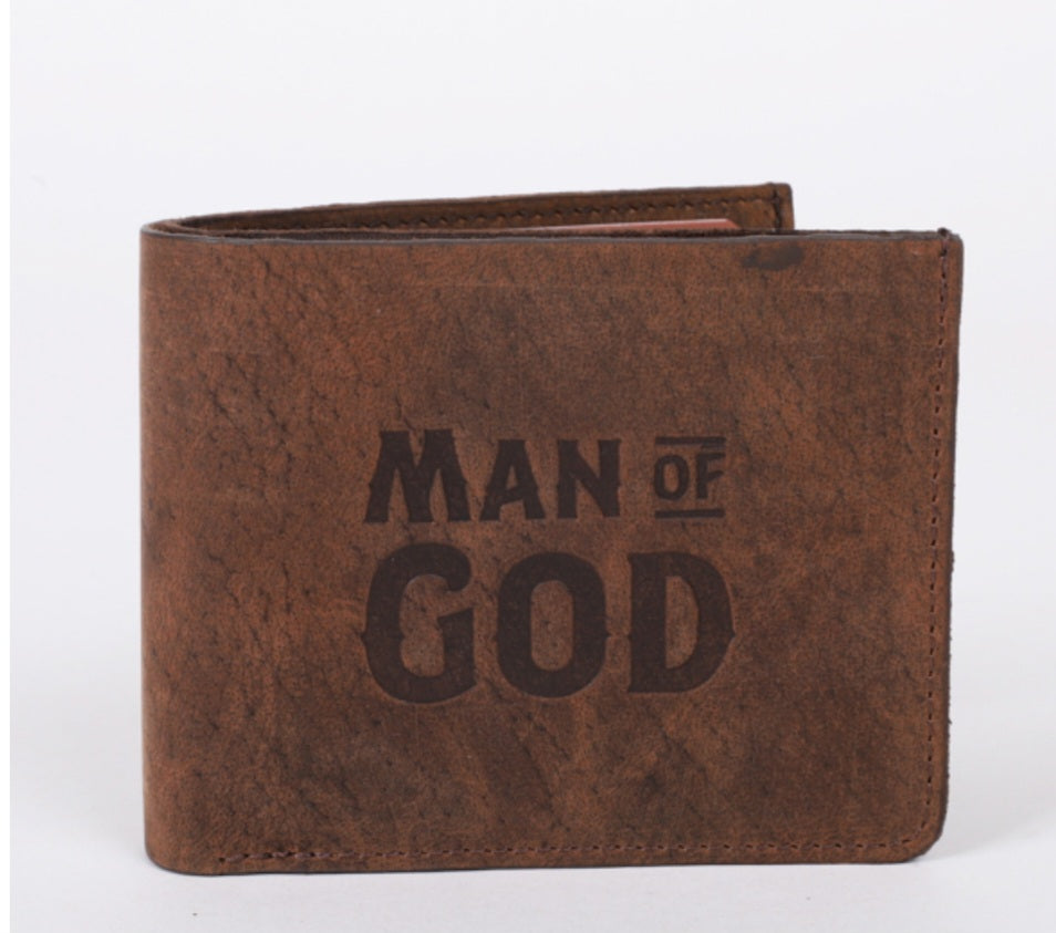 Brown Leather – Man of God Wallet