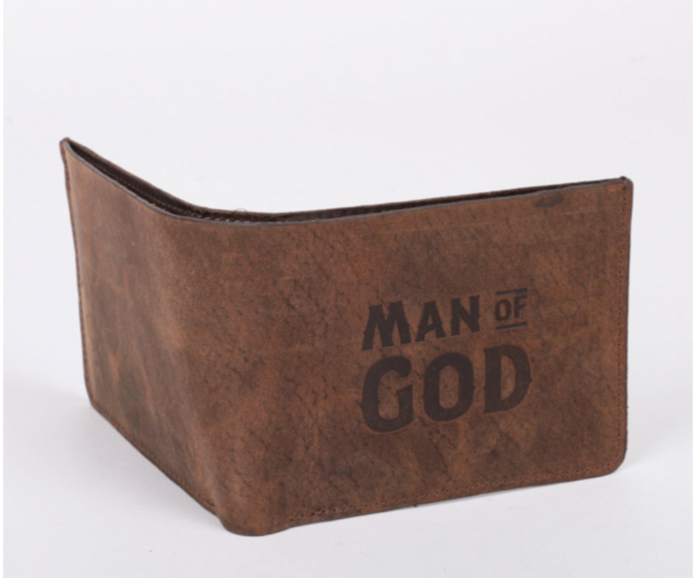 Brown Leather – Man of God Wallet